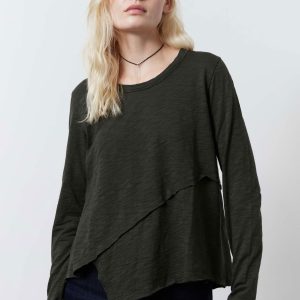 Inner Glow Asymmetric Long Sleeve Top