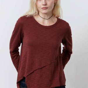 Inner Glow Asymmetric Long Sleeve Top